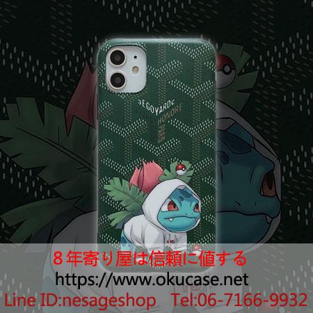 ゴヤールｘポケモン コラボ Iphone11pro Max 11pro 11ケース キャラクター Goyard Iphonexr Xsmaxスマホケース かわいい